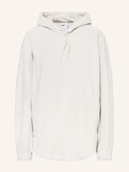 Mikina Nike One Therma-FIT světle hnědá/hnědá/bílá bílá