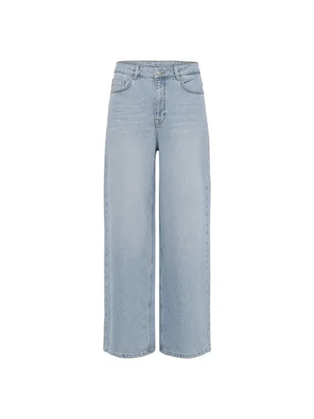 Szerokie jeansy My Essential Wardrobe niebieskie
