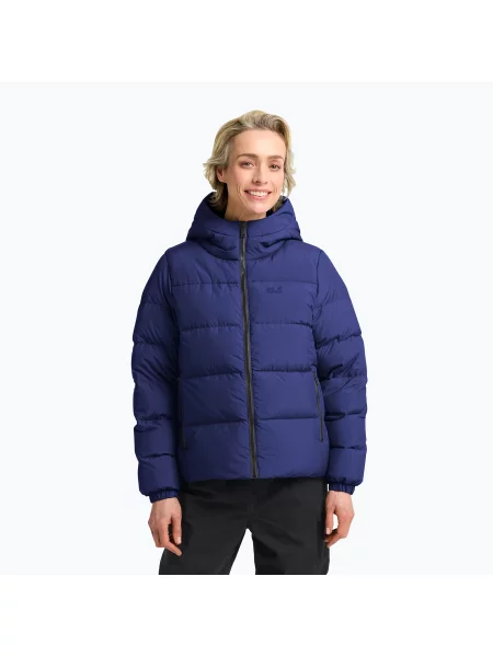 Palton cu puf pentru femei Jack Wolfskin Frozen Palace glow ink