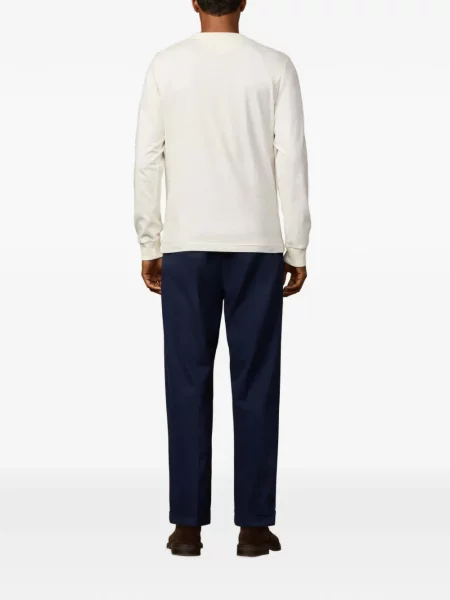 Tricou Hackett London cu imagine alb