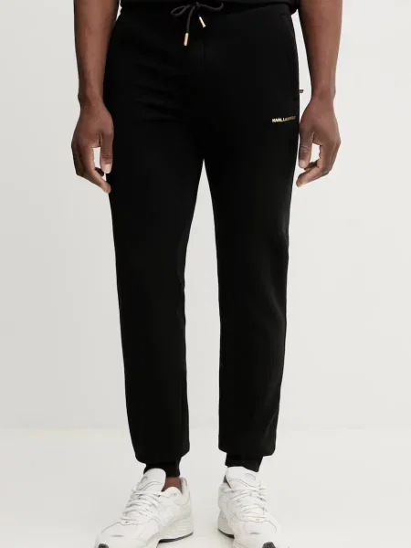 Спортивні штани Karl Lagerfeld однотонні чорний