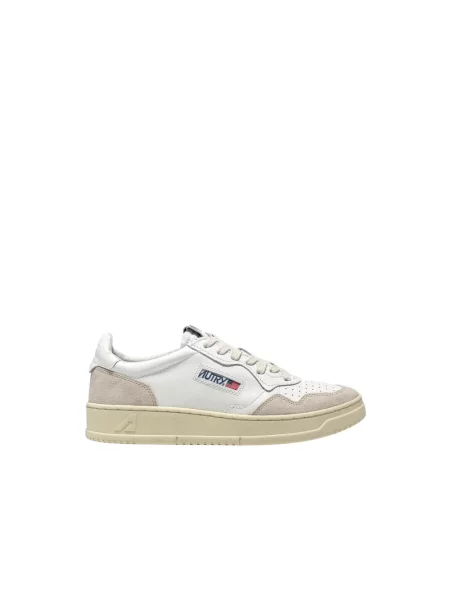 Sneakers Autry Medalist Low Wom White Leather/ Beige Suede EUR 36 białe