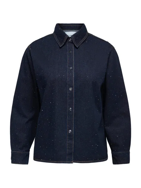 ONLY Carmakoma Bluză CARMAGGIE închis albastru