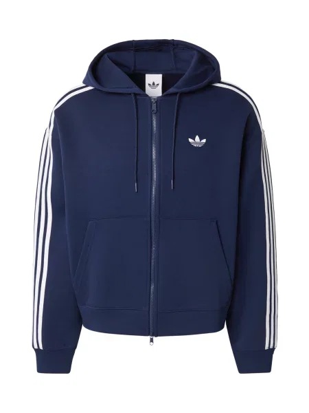 ADIDAS ORIGINALS Hanorac Adicolor Spacer bleumarin alb