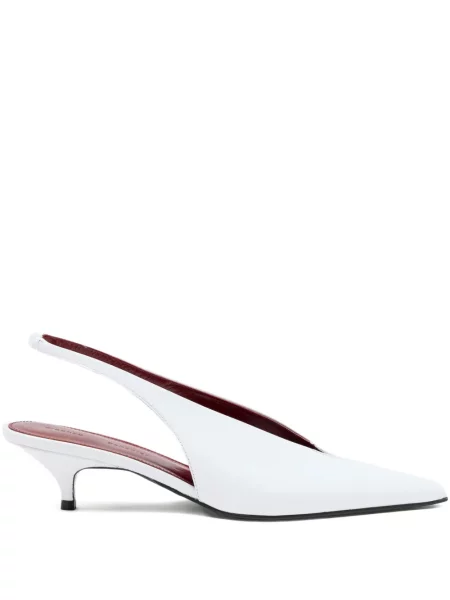 Pantofi cu toc Proenza Schouler din piele alb
