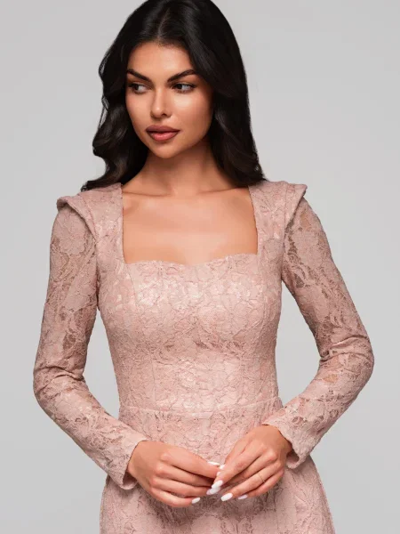 Rochie de seară Edoti roz