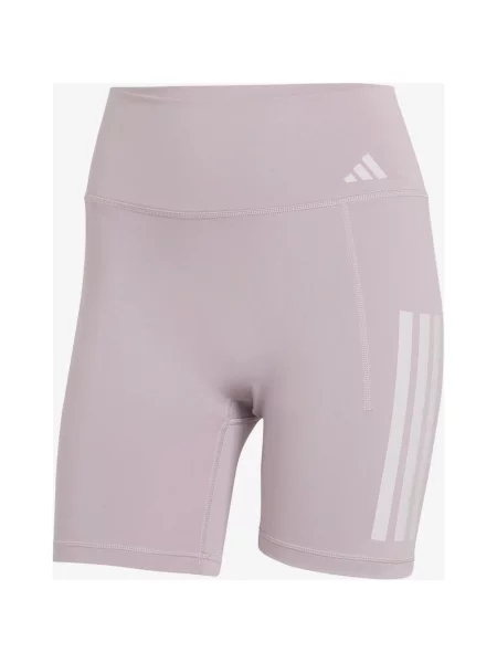 Legginsy krótkie adidas Optime 3 paski róż jasny L biały