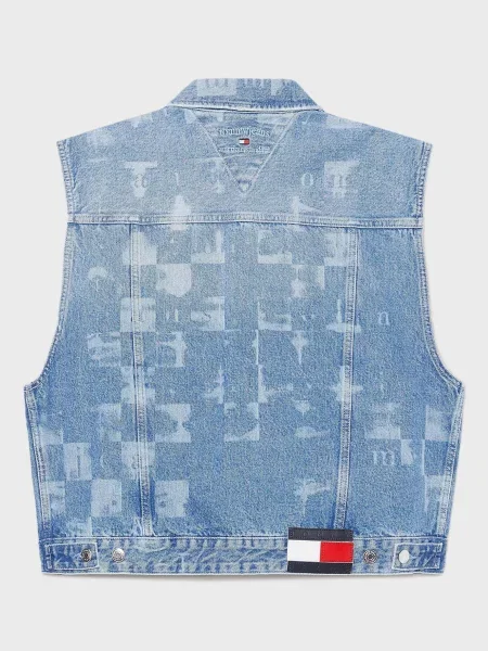 Джинсовий жилет Tommy Jeans блакитний