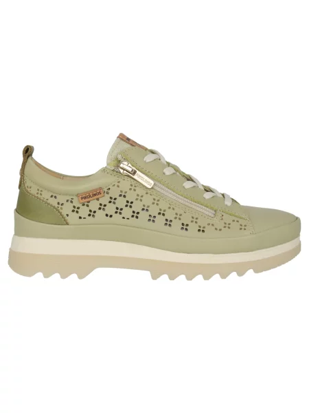 Sneakersy Pikolinos skórzane zielone