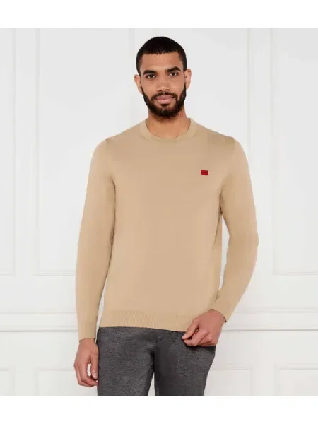 HUGO Pulover San Cassius bej