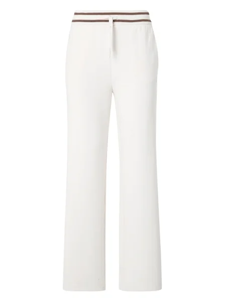 ARMANI EXCHANGE Pantaloni ciocolatiu / murdar alb