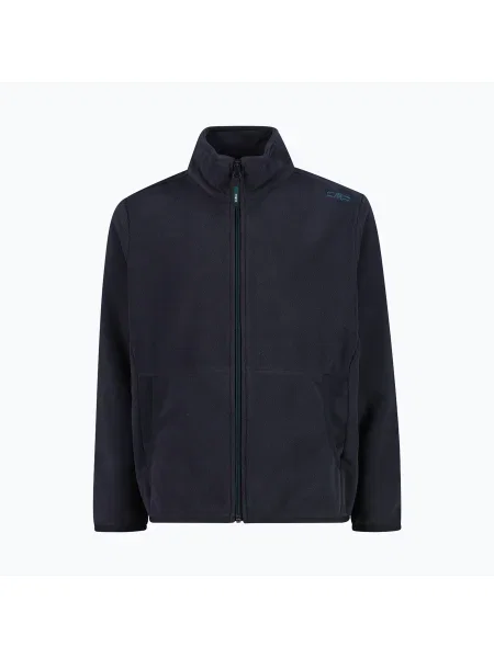 Gyerek szélálló dzseki CMP Arctic Fleece antracit/alpesi. Méret: fekete