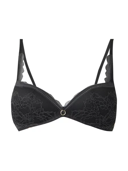 TRIUMPH Sutien Comfort Allure / argintiu negru