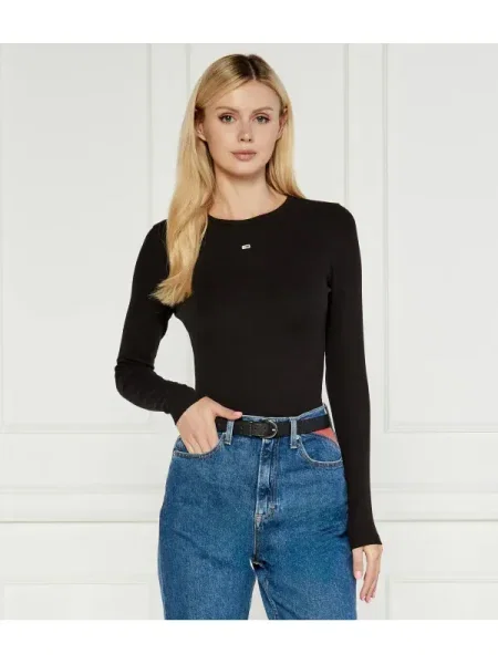 Tommy Jeans Tricou ESSENTIAL bleumarin alb murdar negru