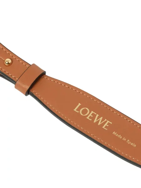 Kožna remenčić torbica Loewe s autogramom
