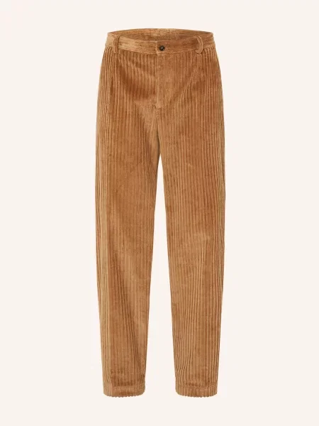 Dolce & Gabbana Kordové Kalhoty Slim Fit koňaková