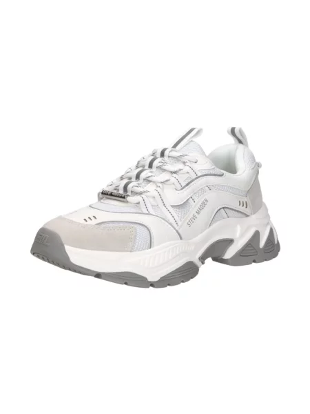 Sneakersy Steve Madden zamszowe białe