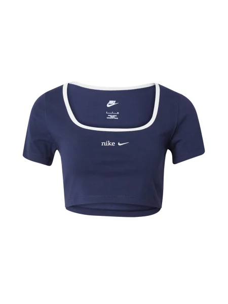 Nike Sportswear Tricou bleumarin alb