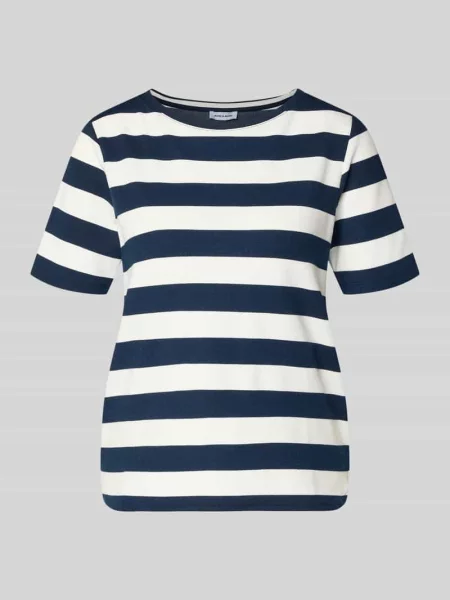 T-shirt z dodatkiem i okrągłym dekoltem More & More