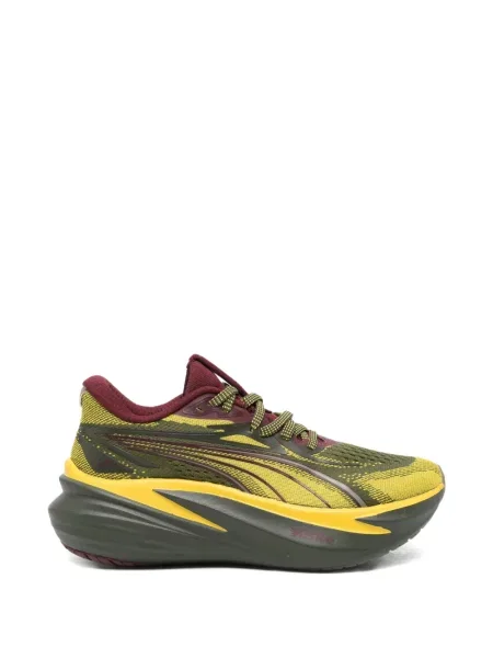 Sneakerși Puma Nitro cu șireturi din dantelă verde
