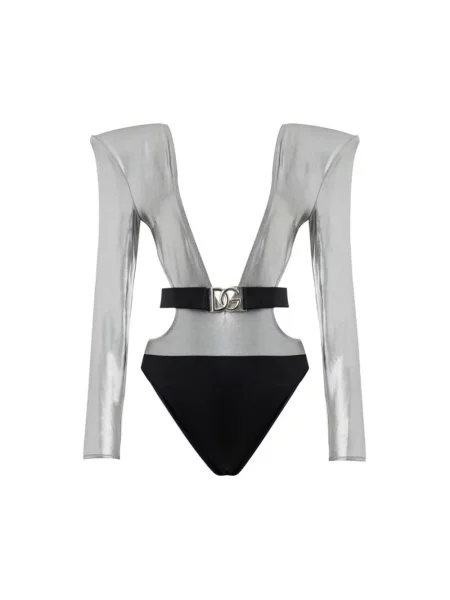 Kombinezon Dolce And Gabbana z długim rękawem czarny