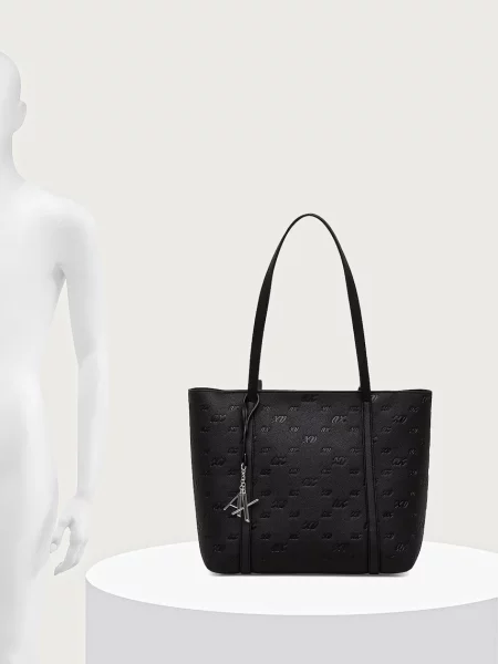 Кожаная сумка шоппер Armani Exchange