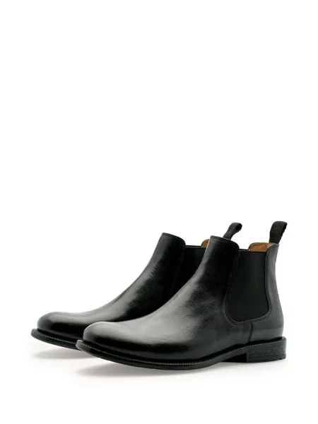 Botine chelsea Lottusse din piele negru