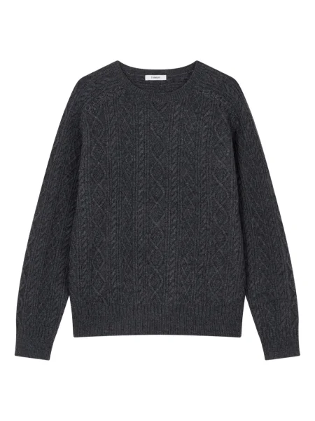 Pulover Studio Tomboy cu decolteu rotund gri