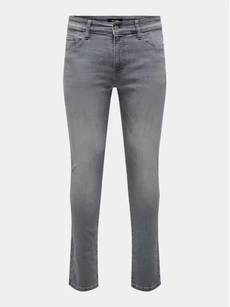 Jeans hlače Only & Sons siva