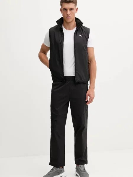 Спортивні штани Puma однотонні чорний