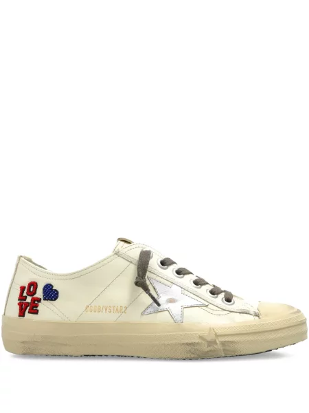 Sneakerși Golden Goose din piele auriu