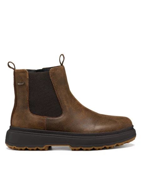 Ghete Jodhpur Geox D Lamidie + Grip Abx închis maro