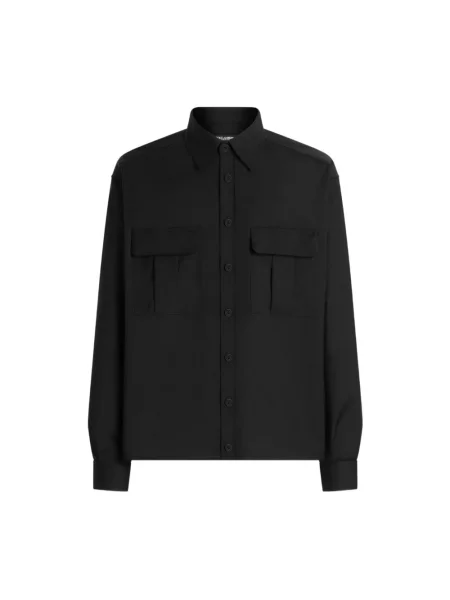 Koszula Dolce And Gabbana casual czarna