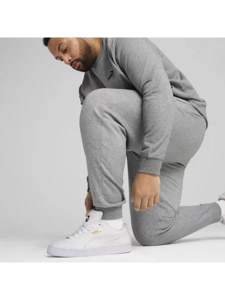 PUMA spodnie dresowe Essentials z logo No. 1 Odzież S szary
