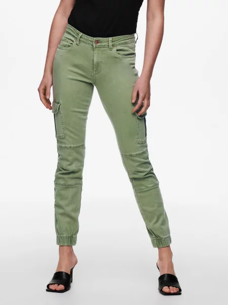 Jeansy Only khaki