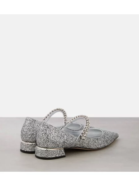 Lodičky Jimmy Choo strieborná
