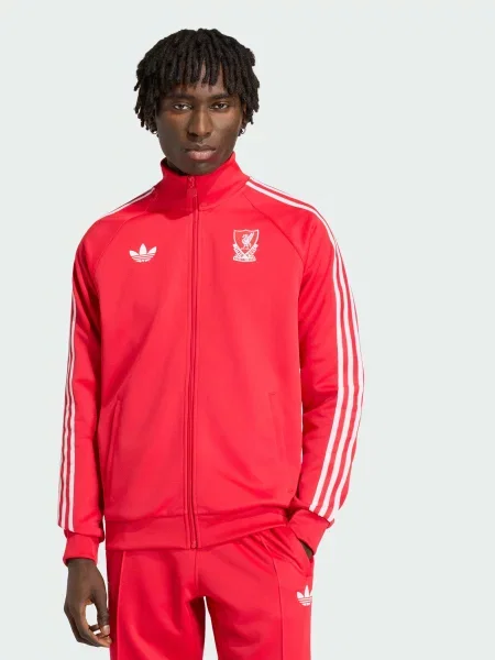 Переработанный свитер Adidas красный