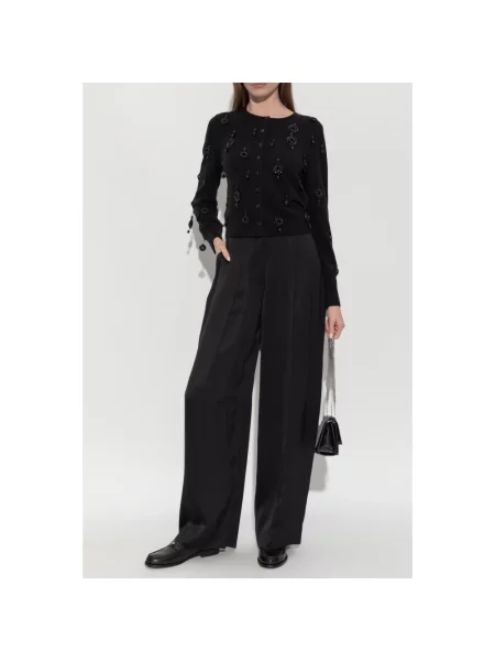 Kardigan Tory Burch wełniany czarny