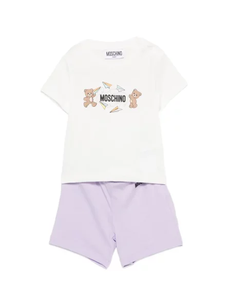 Szorty dziecięce Moschino białe