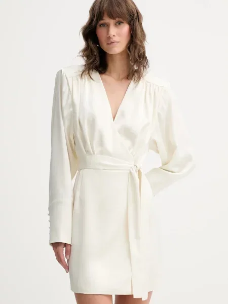 Rotate rochie mini evazați bej