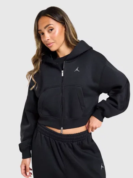 Jordan Bluza Rozpinana Z Kapturem W Brk Flc Crp czarna