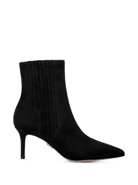 Cizme scurte Veronica Beard din piele de căprioară negru
