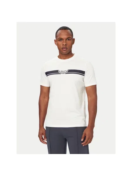 Guess Póló Krém Regular Fit