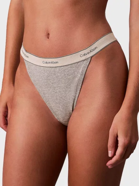 Стрінги Calvin Klein сірі