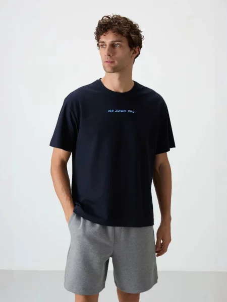 Tommy Life Tričko námořnická modř