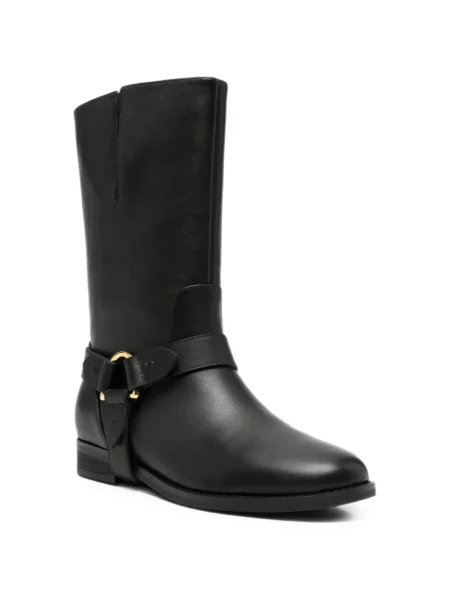 Botine Coccinelle din piele negru