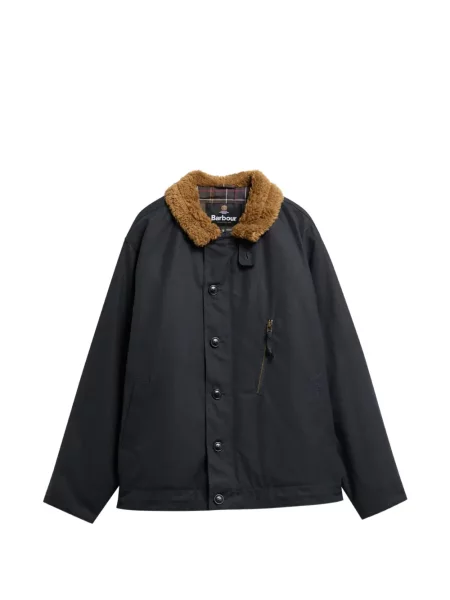Gulerat geacă Barbour din fleece albastru