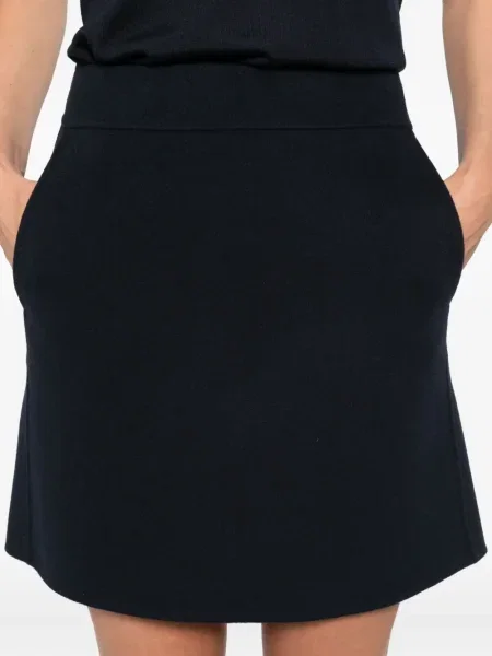 Fusta mini 's Max Mara de lână albastru