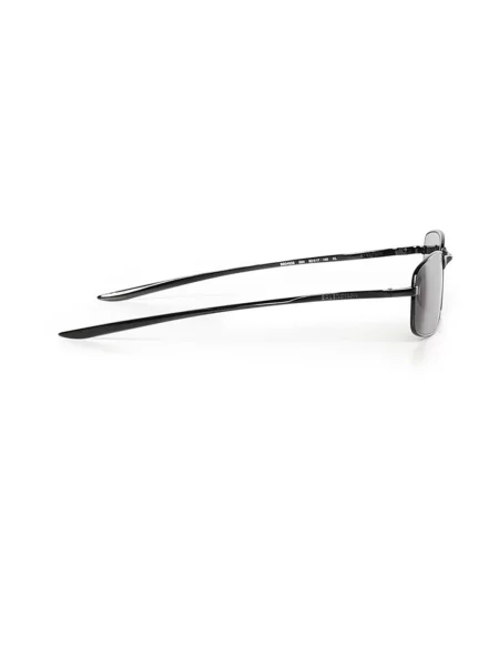 Lniane okulary przeciwsłoneczne Balenciaga fioletowe
