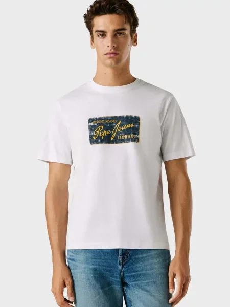Футболка Pepe Jeans біла